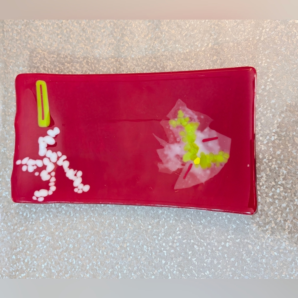 Fused Glass Decorative Tray